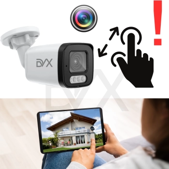 Kamera zewnętrzna IP POE LAN 8MPX 4K DVX PT8